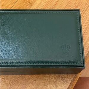 Rolex Green Leather Watch Box